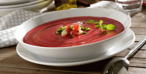 +4  gazpacho de remolacha